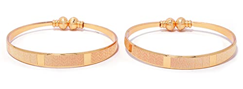 Elegant 18k Plated Bracelet Bangle, Size